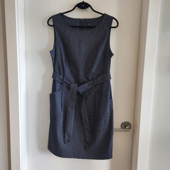 Stylish Tommy Hilfiger Polka Dot Sheath Dress - Picture 1 of 4
